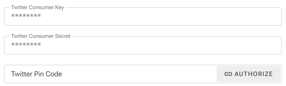 Twitter Authorization